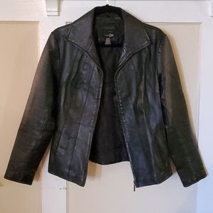 East 5th Petite Medium Leather Jacket